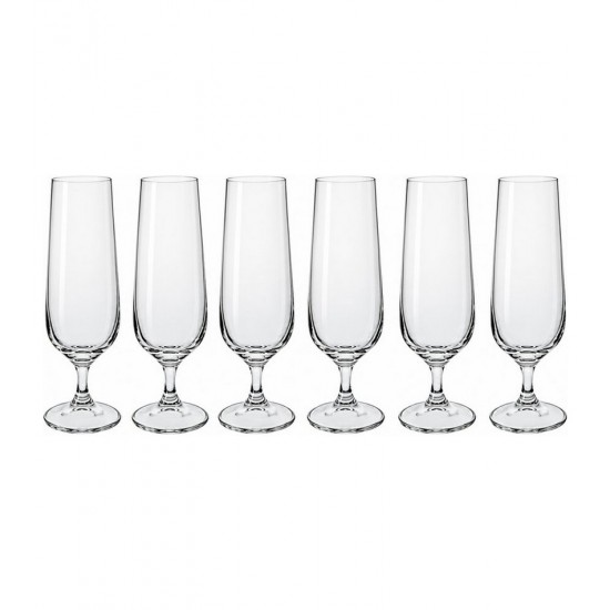 Jogo 6 Taças 380ml Para Cerveja Strix Cristal Ecológico Bohemia